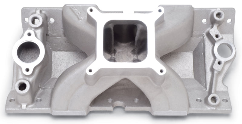 Edelbrock Super Victor SBC Manifold for GM Cast Iron Vortic Heads Race Manifold 2814 Photo - Primary