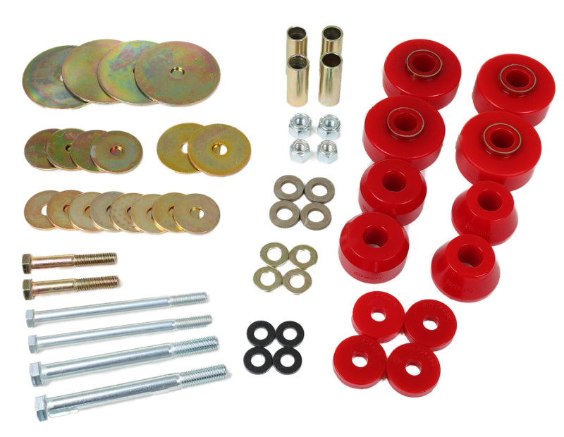 Energy Suspension 67-68 Chevrolet C-10 Pickup Red Body Mount Set 3.4174R 3.4174R Photo - Primary