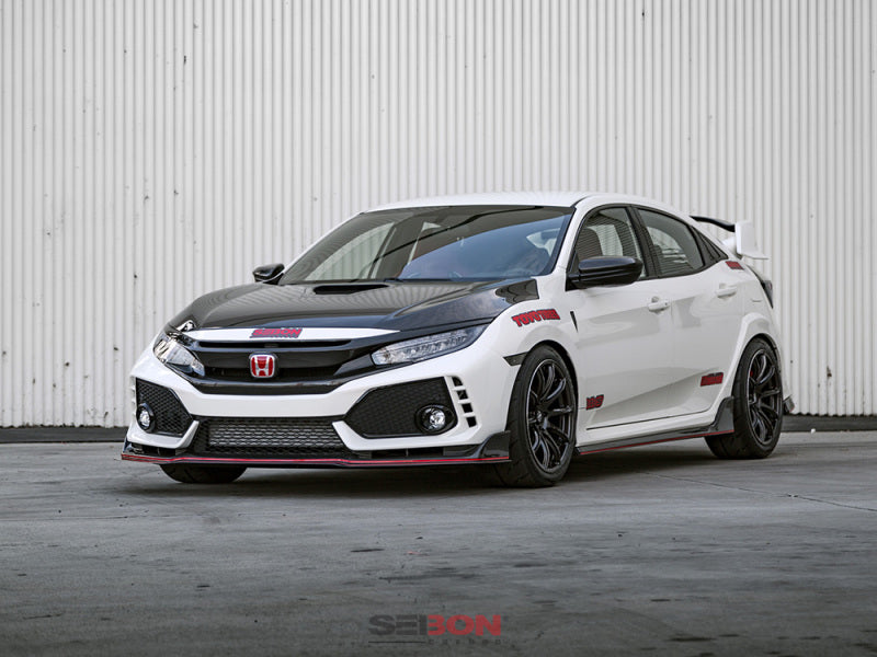 Seibon 16-18 Honda Civic OEM-Style Carbon Fiber Front Grill FG16HDCV4D FG16HDCV4D Photo - Primary
