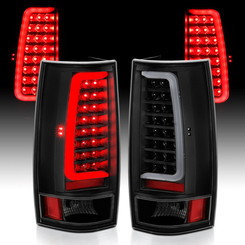 ANZO 2007-2014 Chevy Tahoe LED Taillight Plank Style Black w/Clear Lens 311321 311321 User 5