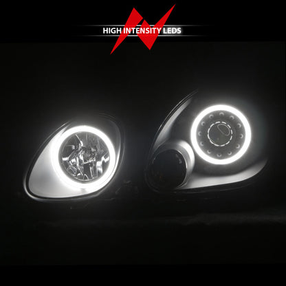 Anzo 1998-2005 Lexus Gs300 Projector Headlights w/ Halo Black 121144 User 6