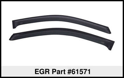 EGR 14+ Chev Silverado Reg Cab Tape-On Window Visors - Set of 2 61571 61571 Thumbnail