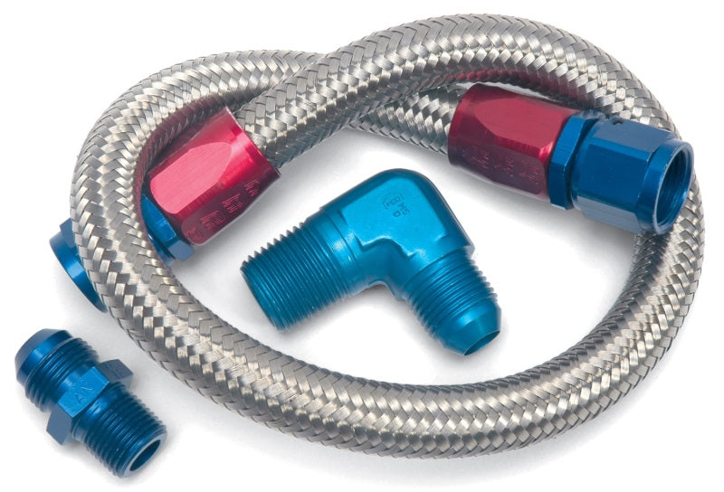 Edelbrock 22-Inch Fuel Line Kit 8122 Photo - Primary