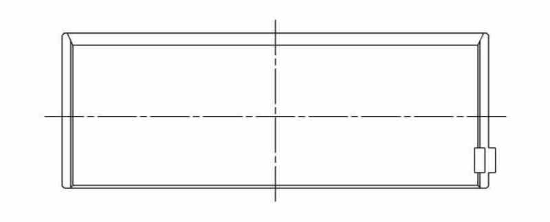 ACL Chry. Prod. V8 383-400-440 Race Series Engine Connecting Rod Bearing Set 8B527HD-STD 8B527HD-STD Technical Drawing