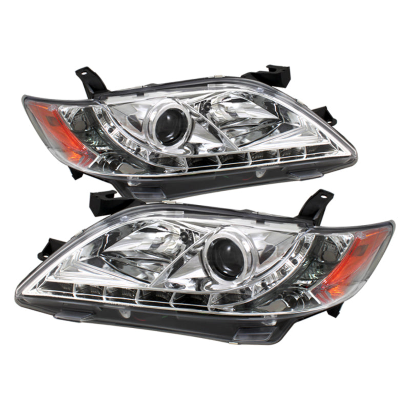 Spyder Toyota Camry 07-09 Projector Headlights DRL Chrome High H1 Low H7 PRO-YD-TCAM07-DRL-C 5039415 5039415 Photo - Primary