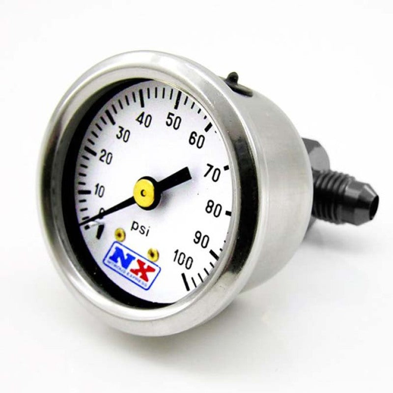Nitrous Express Fuel Pressure Gauge (0-100 PSI w/Manifold) 15512 15512 Photo - Primary