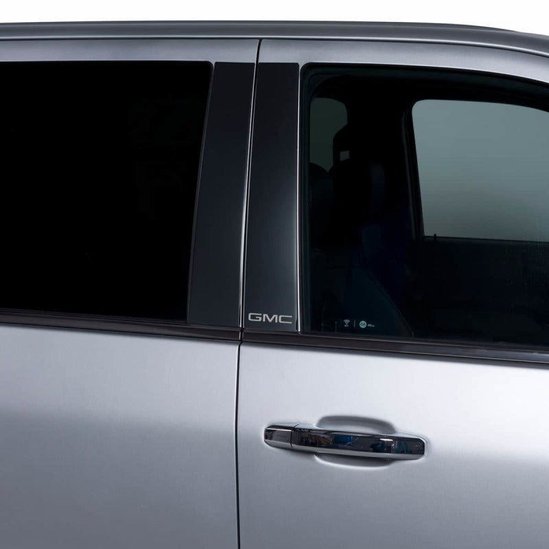 Putco 19-20 GMC Sierra Dbl / Crew Cab - GMC Etching (Black Platinum) Black Platinum Pillar Posts 402670BPGM-2 402670BPGM-2 Photo - Primary