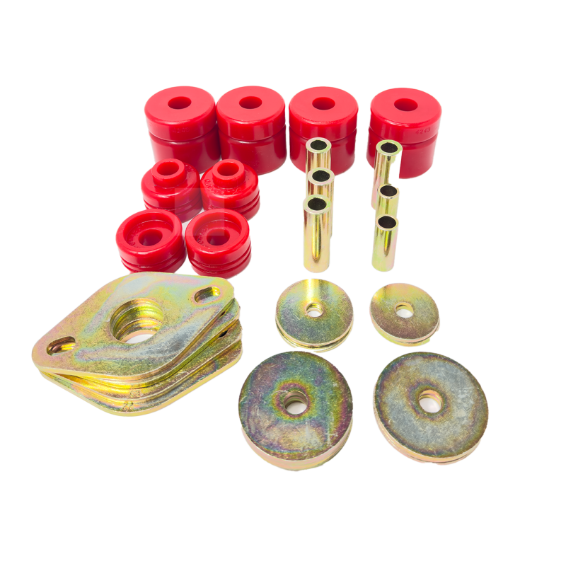 Energy Suspension ES Leaf Spring Pads - Red Suspension Bushing Kits main image