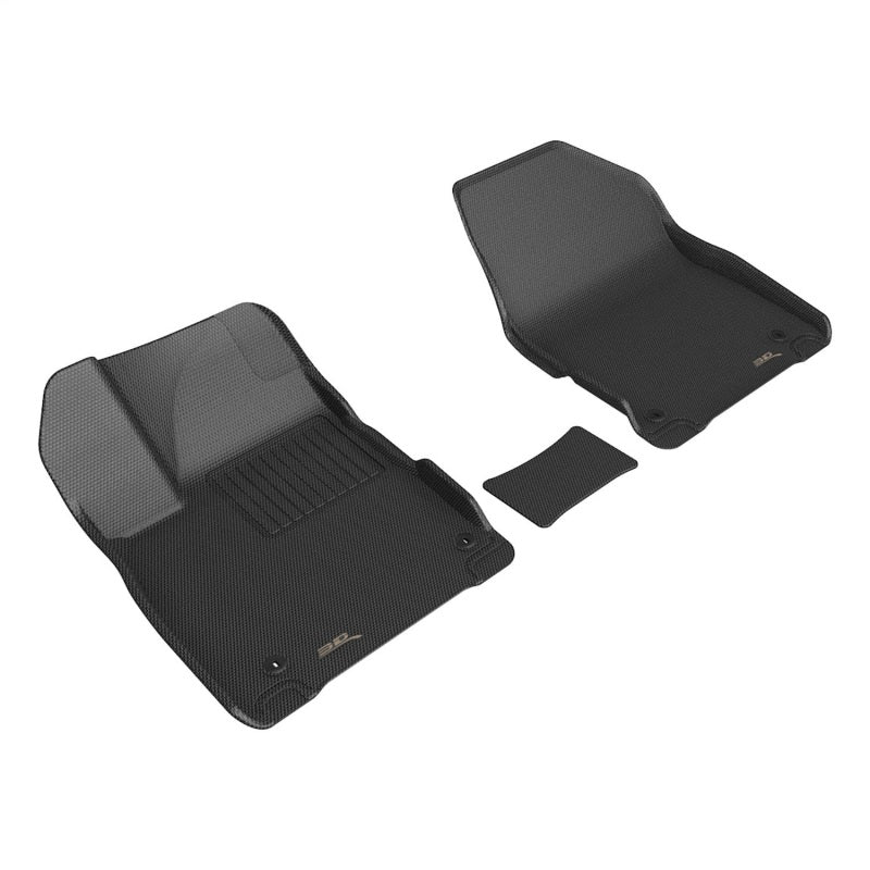 3D MAXpider 2023 Kia EV6 Kagu Black Floor Mat - Row 1 (3pc) L1KA07111509 L1KA07111509 Photo - Primary