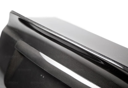 Seibon Carbon Fiber Trunk Lid For 2008-2014 Subaru WRX/STi 4DR TL0809SBIMP4D-C Photo - Primary