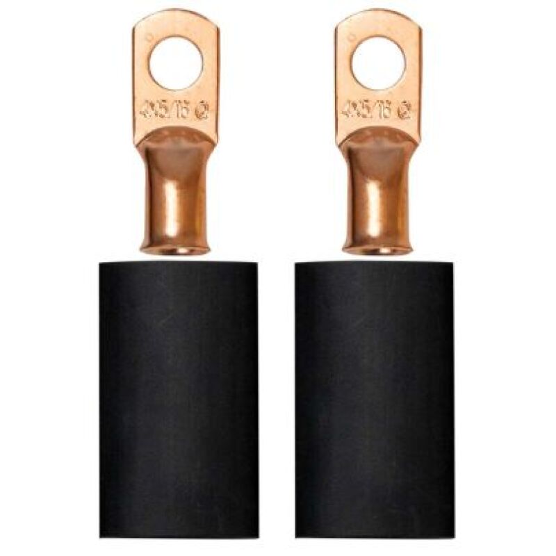 Moroso 5/16in Dia Stud 4 GA Wire Crimp/Solder Battery Cable Terminal Kit (2 Pack) 74166 74166 User 1