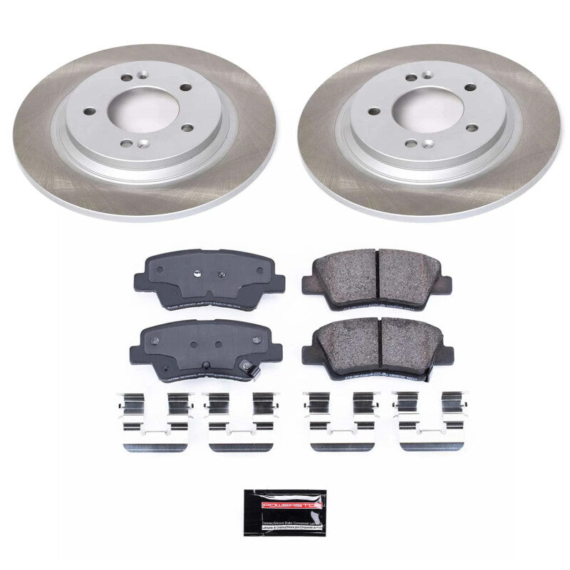 PowerStop Power Stop 15-16 Kia Soul EV Rear Semi-Coated Rotor Kit SC6985 SC6985 Photo - Primary