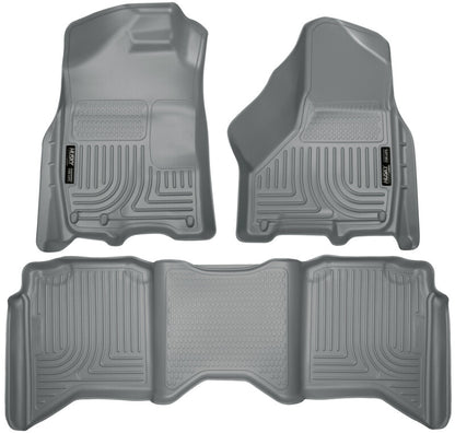 Husky Liners 2012 Dodge Ram 1500/2500/3500 Crew Cab WeatherBeater Combo Gray Floor 99002 Photo - Primary