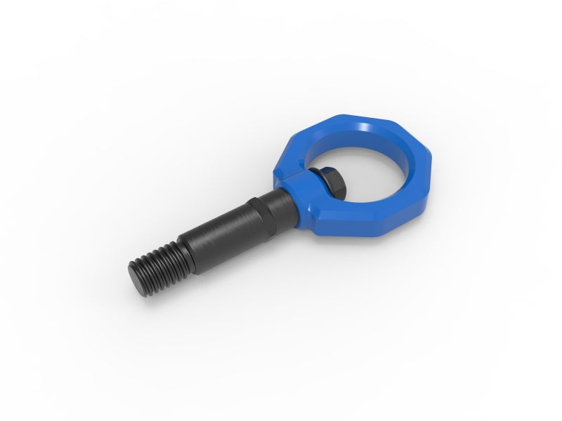 aFe Control Rear Tow Hook Blue 20-21 Toyota GR Supra (A90) 450-721002-L 450-721002-L Photo - Unmounted