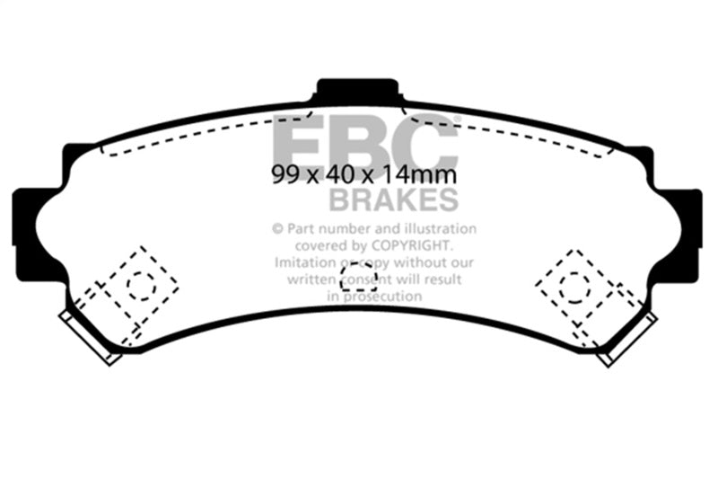 EBC Disc Brake Pad Set DP31067C Photo - Primary