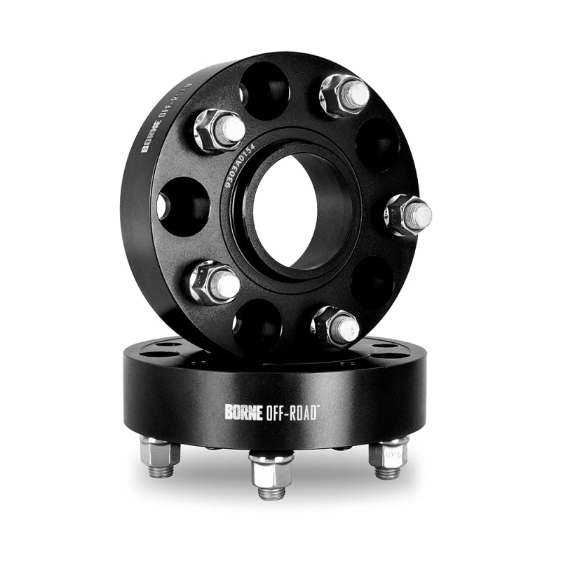 Borne Off-Road Wheel Spacers - 5x127 - 71.6 - 30mm - M14 - Black BNWS-003-300BK BNWS-003-300BK Photo - Primary