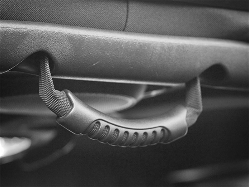 Rugged Ridge Grab Handle Kit,Rear,Black;07-18 Jeep Wrangler JKU 13305.14 Photo - Primary