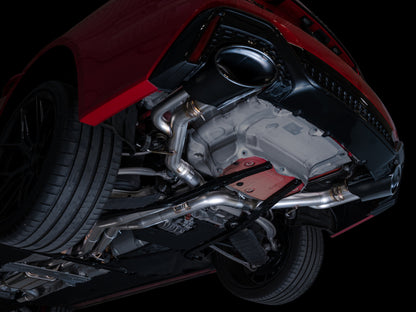 AWE Tuning 21-23 Audi C8 RS6/RS7 SwitchPath Cat-back Exhaust - Diamond Black Tips 3025-33776 3025-33776 Photo - Mounted