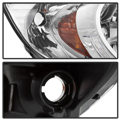SPYDER xTune 04-05 Honda Civic (Excl Hatchback/Si) OEM Style Headlights - Chrome (HD-JH-HC04-4D-AM-C) 9042713 9042713 Photo - Unmounted