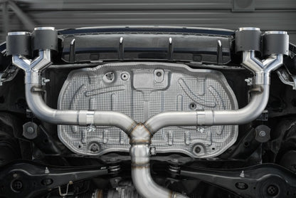 MBRP 15-19 VW Golf R MK7/MK7.5 3in T304 Cat Back Exhaust w/ Carbon Fiber Tips S46033CF S46033CF Photo - out of package