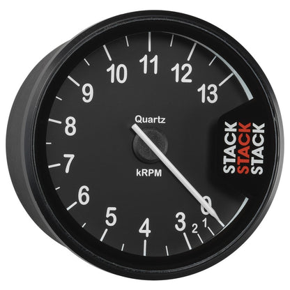 Autometer Stack Clubman Tachometer 80mm 0-3-13K RPM - Black ST200-0313 ST200-0313 User 5