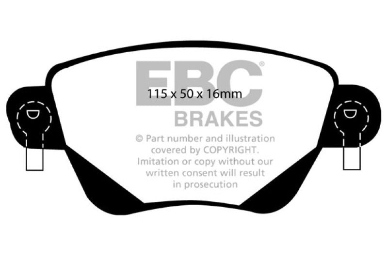 EBC Disc Brake Pad Set DP41350R Photo - Primary