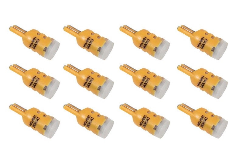 Diode Dynamics 194 LED Bulb HP5 LED - Amber Set of 12 DD0025TW DD0025TW Photo - Primary