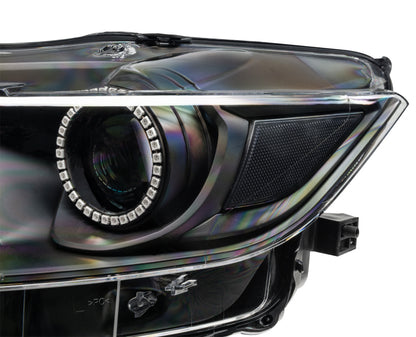 ORACLE Lighting Oracle 15-17 Ford Mustang Dynamic RGB+A Pre-Assembled Headlights - Black Edition - ColorSHIFT 8199-332 8199-332 Photo - Close Up