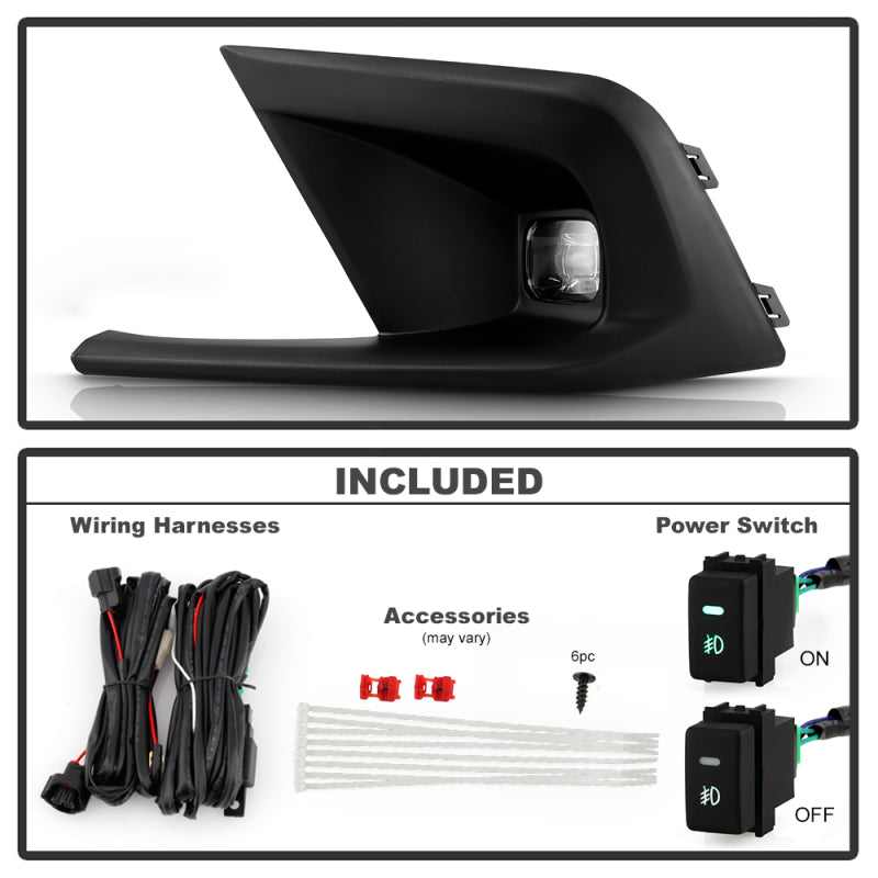 SPYDER 22-23 Honda Civic OEM Full LED Fog Lights w/ Switch - Clear 9051203 9051203 User 1