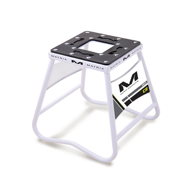 Matrix Concepts C2 Mini Steel Stand with Nameplate - White C2M-100 C2M-100 User 1