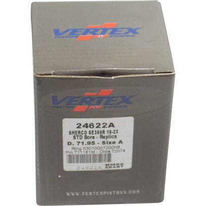 Vertex Pistons Vertex Piston 16-24 Sherco SE-R 300 300cc Cast Replica Piston Kit 24622A 24622A Photo - Primary
