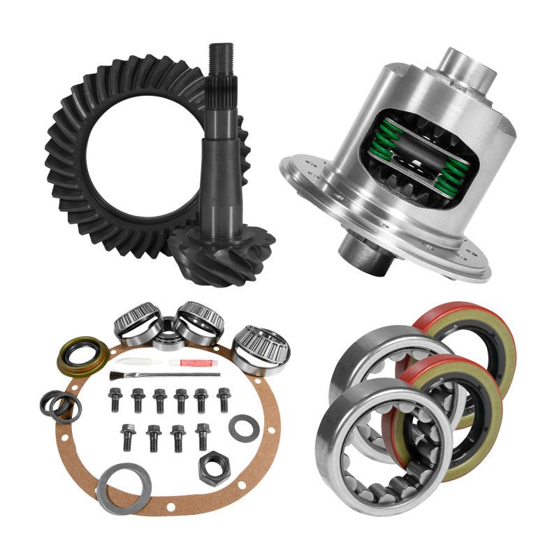 Yukon Gear & Axle Yukon 8.25in CHY 3.55 Rear Ring & Pinion Install Kit Positraction 1.618in ID Axle Bearings YGK2193 YGK2193 Photo - Primary