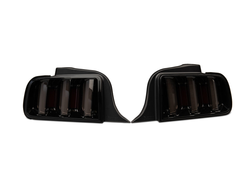 Raxiom 05-09 Ford Mustang Vector V2 LED Tail Lights- Black Housing (Smoked Lens) 408588 408588 Photo - Close Up