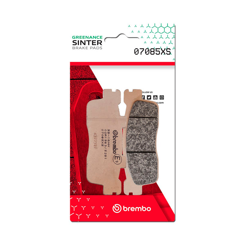 Brembo OE 20-22 Kymco Agility+ 300cc Sinter Brake Pad - Front 07085XS 07085XS User 1