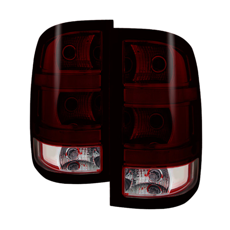 SPYDER Xtune GMC Sierra 2007-2013 OEM Style Tail Light Red Smoked ALT-JH-GS07-OE-RSM 9032011 9032011 Photo - Primary