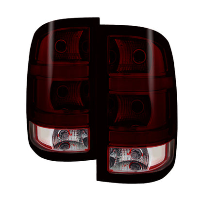 SPYDER Xtune GMC Sierra 2007-2013 OEM Style Tail Light Red Smoked ALT-JH-GS07-OE-RSM 9032011 9032011 Photo - Primary