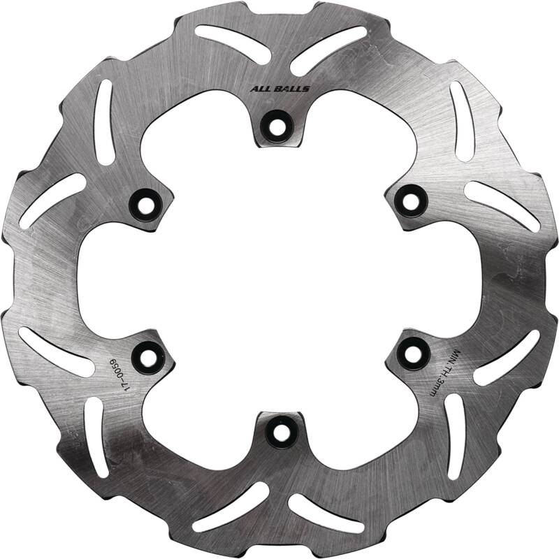 All Balls Racing 02-18 Yamaha YZ125 Brake Disc Rear 18-0059 18-0059 Photo - Primary