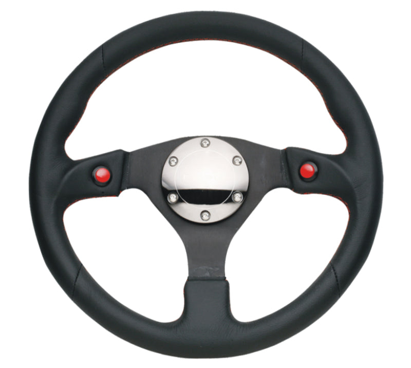 NRG Reinforced Steering Wheel- 320mm Sport Steering Wheel w/ Dual RST-007R Photo - Primary