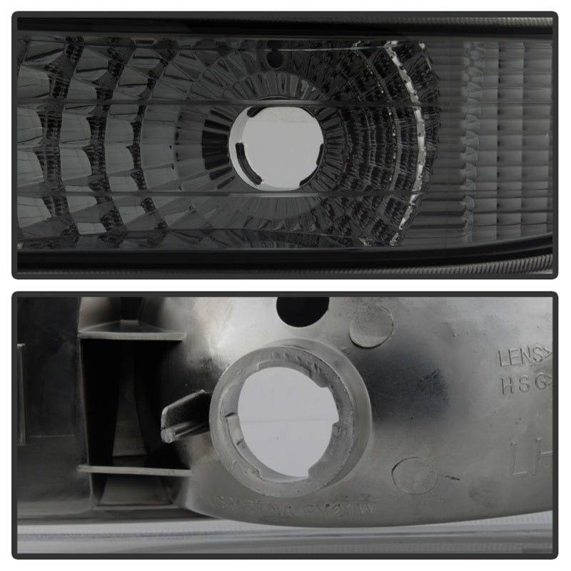 SPYDER Xtune Chevy Silverado 99-02 Amber Reflector Bumper Lights Smoke CBL-JH-CS99-AM-SM 5064288 5064288 Photo - Unmounted