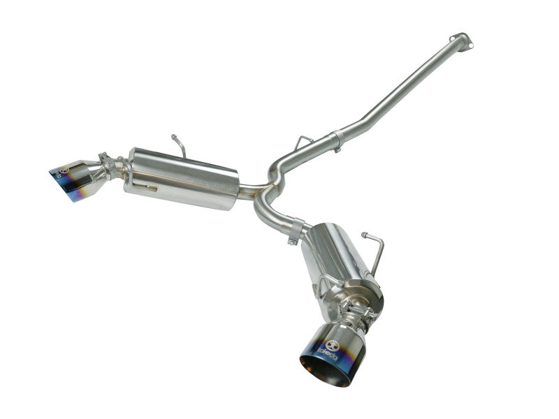 aFe Takeda Exhaust Axle-Back 13-15 Scion FRS / Subaru BRZ 304SS Blue Flame Dual Tips Exhaust 49-36023-L 49-36023-L Photo - Primary