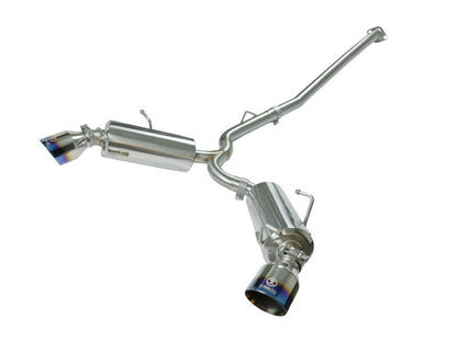 aFe Takeda Exhaust Axle-Back 13-15 Scion FRS / Subaru BRZ 304SS Blue Flame Dual Tips Exhaust 49-36023-L 49-36023-L Photo - Primary