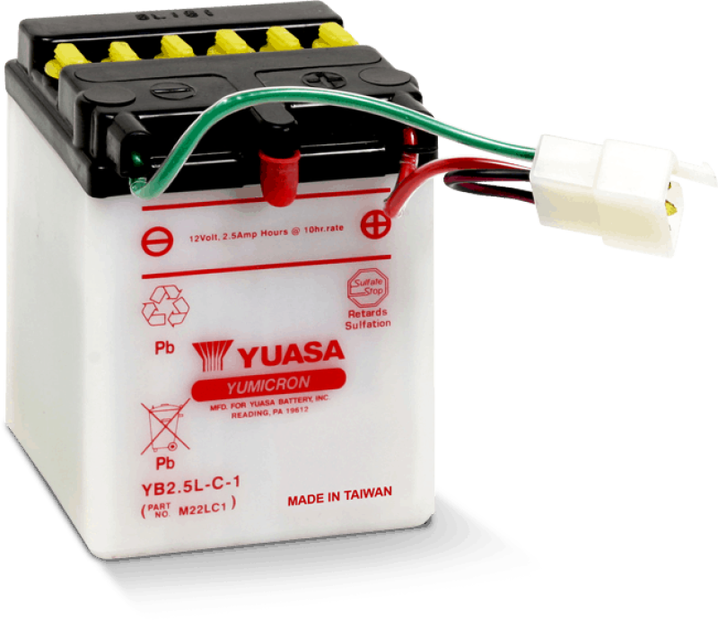 Yuasa Battery Yuasa YB2.5L-C-1 Yumicron 12 Volt Battery YUAM22LC1 YUAM22LC1 User 1
