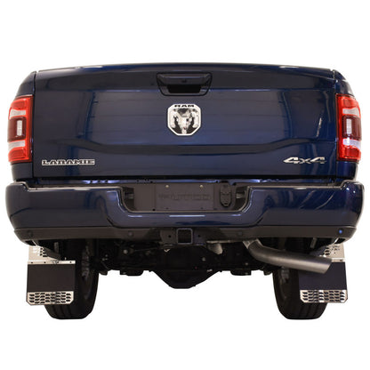 Putco 10-18 Ram HD Dually - (Fits Front) - Set of 2 Mud Skins - Brushed SS w/ Hex Shield 78160 78160 Photo - Primary