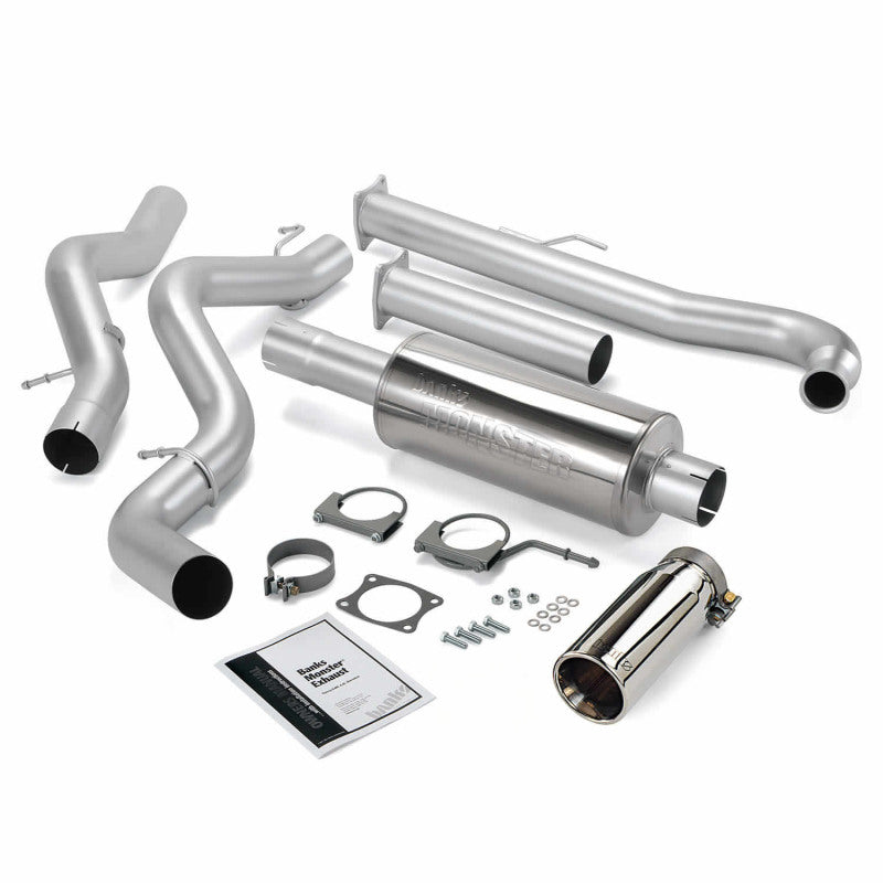 Banks Power 01-04 Chevy 6.6L Ec/CCSB Monster Exhaust System - SS Single Exhaust w/ 48629 Photo - Primary