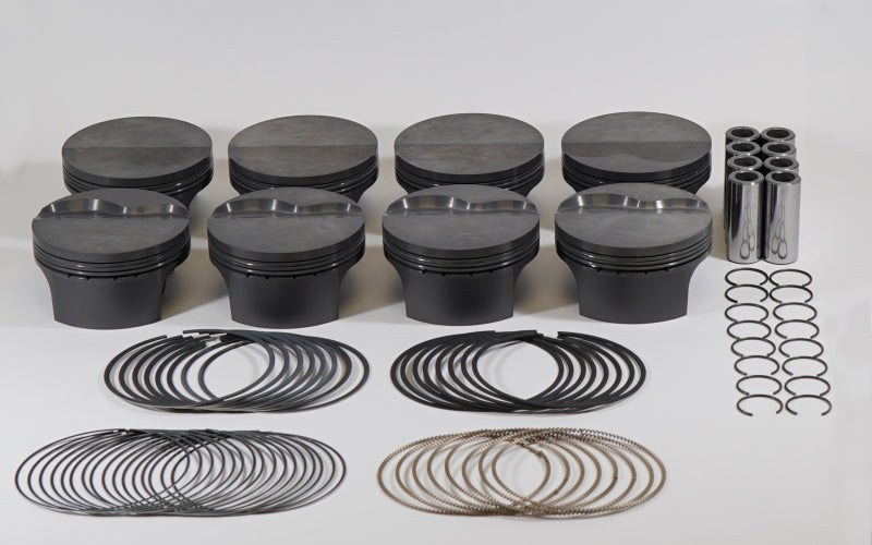 Mahle MS Piston Set GM LSX 428cid 4.125x1.110RCH 4.000 Stk 6.125 Rod .927 Pin -5.8cc 11.4CR Set of 8 930226725 930226725 Photo - Primary