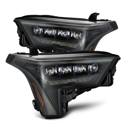 AlphaRex 22-23 Toyota Tundra NOVA-Series Headlights Alpha-Black w/Amber DRL - Req 810029 OR 810030 880871 880871 Photo - Primary