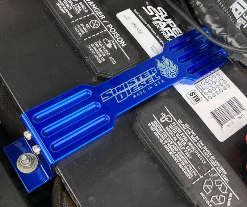 Sinister Diesel 2011+ Ford Powerstroke 6.7L Battery Hold Down SD-6.7PBHD11-01-20 SD-6.7PBHD11-01-20 User 2