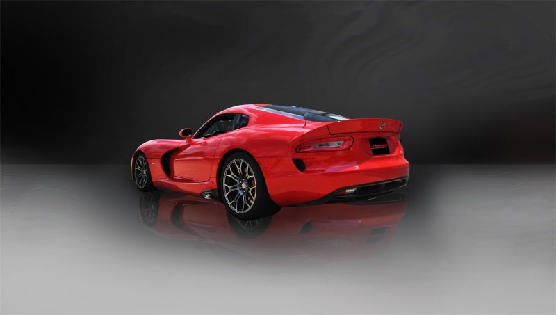 Corsa Performance 13-13 Dodge Viper GTS 8.4L V10 Manual Xtreme Cat-Back Exhaust 14416 Photo - Mounted