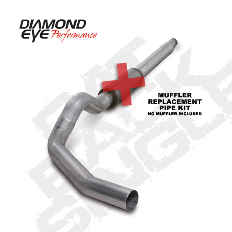 Diamond Eye Performance Diamond Eye KIT 5in CB MFLR RPLCMENT PIPE SGL AL: 94-97 FORD 7.3L F250/F350 PWRSTROKE K5316A-RP K5316A-RP Photo - Primary