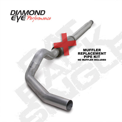Diamond Eye Performance Diamond Eye KIT 5in CB MFLR RPLCMENT PIPE SGL AL: 94-97 FORD 7.3L F250/F350 PWRSTROKE K5316A-RP K5316A-RP Photo - Primary